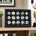 1970-2026 World Cup Mini Footballs PVC Material Collectible Display Set 15PCS