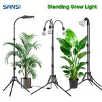 SANSI 90W 120W LED Grow Lights with Tripod Stand Full Spectrum for Indoor Plants