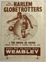 The Harlem Globetrotters Basketball Programme 1954 Wembley The House of David