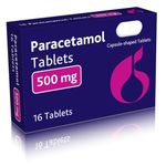 16 Tablets for Headache, Migraine, Back Pain 500mg Max Order 2 Per Customer GSL