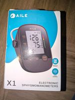 AILE X1 Upper Arm Digital Blood Pressure Monitor Memory Black Cuff USB Cable