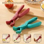 2X Multi-Purpose Anti-Scald Bowl Holder Clip for Kitchen,Silicone Non-Slip Clips