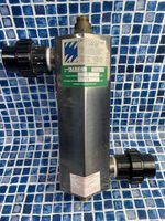 STAINLESS STEEL HEAT EXCHANGER 130,000 BTU COMPLETE 1.5" POOL PIPE UNIONS