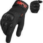 ISLERO Leather All Weather Motorbike Motorcycle Gloves Carbon Fiber Knuckle 