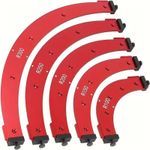 ARC Radius Angle Router Aluminium Template Cutting Guide Corner Jig R100-R300