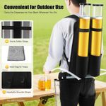Portable Beer Dispenser, Dual Tank Backpack Drink Dispenser, Backpack Beer Liqu