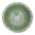 Moroccan Sink Bowl Washbasin Wash Basin Ceramic Vessel Handmade Green  SW103