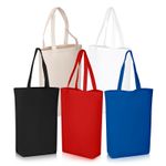 IMFAA Heavy 10oz Large (50x40x10)Cm 100% Cotton Canvas Reusable Shopping Bag LOT