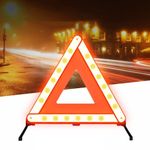 Warning Triangle Emergency Safety Reflective Sign Roadside Dot Approved Park Kit