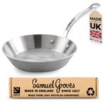 Samuel Groves Stainless Steel Classic Tri-Ply Frying Pan Made in England
