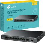 TP-LINK LiteWave 10-Port Gigabit Desktop Switch with PoE+ LS1210GP NEW IN BOX
