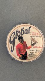Black Americana Rare  Vintage  Shoe Polish Tln   Advertising  - German 