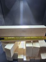 Set Of 14 Premium Lime Wood Blocks for Carving – Kiln Dried – 300mm Length 