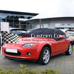 Mazda Mx5 Mk3 & Mk3.5 Soft Top Roof Hood Half Cover - Black -121