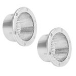 x2 Air Duct Grille / Bumper Inlet Vents For Cold Air Intake & Brake Duct Cooling