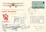Alderney cover Aurigny Airlines Pilot Signature 1972 25th Anniversary 1st Flight