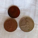 Bermuda Coin Lot of 3 (1c, 5c, 25c) incl. 2005 Twenty-Five Cents