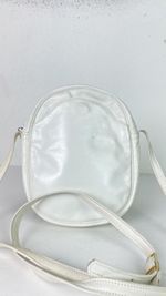 Russell And Bromley White Leather Crossbody Bag Zip Small