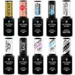 Victoria Vynn UV/LED Gel Nail Polish Hybrid Base Top No Wipe Mat Primer Soak Off