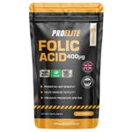 Folic Acid 400mcg 365 Tablets - Pregnancy & Tiredness Support - Vitamin B9