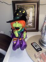 Vintage Witch It Says Happy Halloween And Laughs .￼