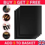 Heavy Duty BBQ Mat Oven Liner Protector Sheet Non Stick Reusable Cooker GRILL UK