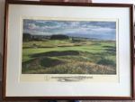 Linda Hartough 1999 signed numbered limited edition print Carnoustie Golf Open