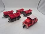 Fleischmann 4200 H0 Factory Diesel Locomotive V63-07 + 4 TIPPER WAGONS