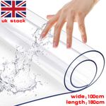 Clear Non Slip Office Home Chair Desk Mat Floor Desk Protector tablecloth PVC UK
