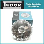 Tudor 7" Halogen Headlamp Headlight With Sidelight CLASSIC NORTON, BSA, TRIUMPH