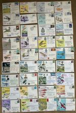 36 RAF Covers - ROYAL AIR FORCE, Aircraft, Military, Flight, Aviation  (Set GS5)
