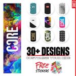 CORE Stunt Scooter Griptape 5.5" x 22.5" Universal Fit 30+ Designs FREE STICKERS