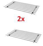 2x IKEA LÄMPLIG Kitchen Trivet Hot Pot Pan Stand Heat Resist Steel Rack 50x28cm