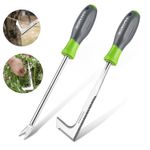 WORKPRO 2Pcs Weed Remover Tool,Weeding Tools for Gardening with Serrated Edge