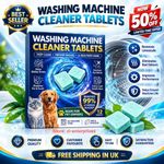 24 Pack Prime Drum Washing Machine Cleaner Pro,Deep Clean Drum & Remove Descaler