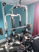 Body-Solid Adjustable Home Gym Multi-Station Lat/Chest, White/Black