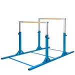 Gymnastics Parallel Bars Training Bars 6-12 Years Old Children-Blue