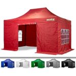 BULHAWK® 3x4.5m COMMERCIAL GRADE HEAVY DUTY POP UP GAZEBO MARKET STALL MARQUEE