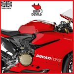 Grip Devils Tank Grips: Ducati Panigale 899, 959, 1199 and 1299 2011-2017 Clear
