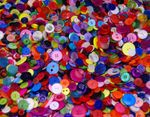 Mixed Craft Buttons - Bags of Assorted Colours & Mixed Sizes 11mm to 25mm