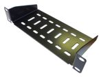 1U 10.5 inch Half-Rack Vented Rack Shelf 100mm deep