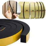 Rubber Weather Seal Strip Foam Tape Door Window Draught Excluder 5M 10M