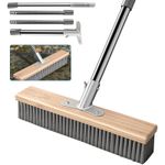 Floor Scrubbing Brush 2 in 1 Floor Scrubber and Squeegee for Cleaning