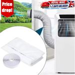 3M/4M Airlock Portable AC Window Seal Kit For Mobile Air Conditioner Silver Grey