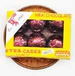Dolls House Tea Cakes Packet 1:12 Scale Miniature Kitchen Food Shop tumdee