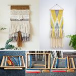 Beech Wooden Weaving Loom Machine Tapestry Wool Hand Knitting DIY Tool Durable