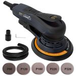 350W Brushless 2.5mm Random Orbital Sander, Electric Corded Tool