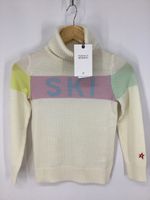 PERFECT MOMENT KIDS SKI TURTLE SWEATER II SNOW WHITE/PASTEL RAINBOW RRP £170 IB