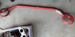 MA/1608 OMP FRONT UPPER RED STRUT BRACE FORD ESCORT 1.6 XR3i RS TURBO