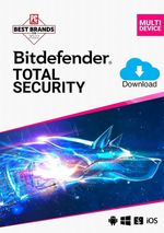 Bitdefender Total Security 2026 10 Device 1 Year Win Mac iOS Android 5 Min Email